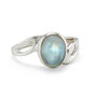 Rainbow Moonstone Wave Ring, thumbnail 4 of 6