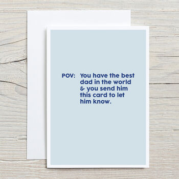 Pov Funny Father's Day Card, 3 of 4