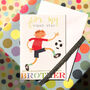 Football Brother Greetings Card, thumbnail 1 of 5