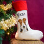 Personalised Dog Christmas Present Stocking, thumbnail 8 of 12