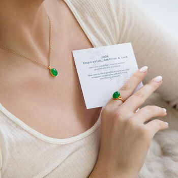Jade Inspiration, Ambition And Luck Necklace, 3 of 11