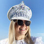 Hen Party Pearl Embelished Bride Hat, thumbnail 5 of 8