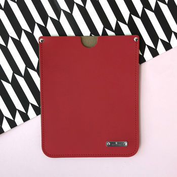 Personalised Leather iPad Sleeve, 2 of 10