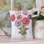 Anemone Flower Fabric Scented Gift Bag Decoration, thumbnail 1 of 6