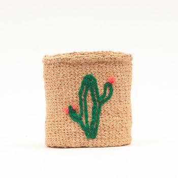 Embroidered Motif Baskets, 8 of 12