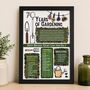 70th Birthday Gift For Gardeners Personalised Print, thumbnail 4 of 10