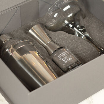 Pornstar Martini Cocktail Glass Gift Set, 4 of 5