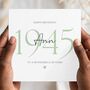 Birthday Year Card For Him Or Her, Sage Birthday Card, thumbnail 1 of 2