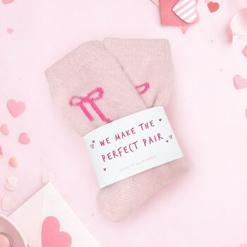 Valentine’s Day Perfect Pair Socks Cute Small Accessory Gift For Her, 4 of 6