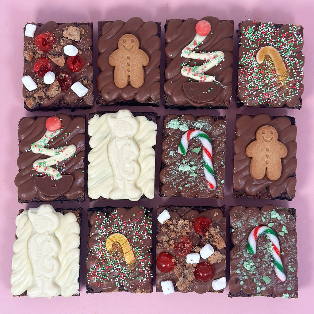 Mixed Christmas Brownie Box, 1 of 5