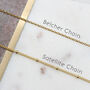 18ct Yellow Gold Plated Initial Necklace, thumbnail 4 of 5