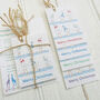 Festive Geese Seed Gift Tags, thumbnail 1 of 2
