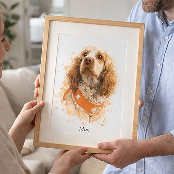 Personalised Dog, Horse And Pet Watercolour Portrait, 5 of 12