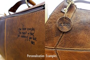 Leather Handbag Shoulder Bag Backpack Personalised Gift, 10 of 12