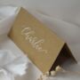 Personalised Calligraphy Kraft Place Name Cards X 10, thumbnail 3 of 5