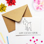 Funny Dog Lover Birthday Card 'Happy Birthday Human', thumbnail 1 of 2