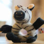 Zebra Plush Rattle, thumbnail 1 of 1