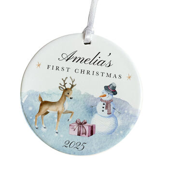 Baby’s First Xmas Ceramic Ornament, 3 of 7