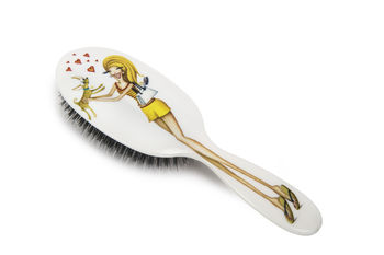 Natural Bristle Hairbrushes For Girls, 4 of 6
