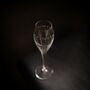 Hand Engraved Dandelion Champagne Flutes, thumbnail 6 of 12