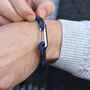 Mens Rope Design Bracelet, thumbnail 2 of 5