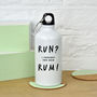 'Run? Rum' Gym Water Bottle, thumbnail 2 of 5