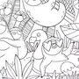 Fun Sloths Giant Activity Colouring Poster, thumbnail 6 of 8