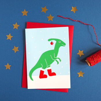 Dinosaur Christmas Cards, 7 of 10