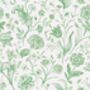 Etched Floral Outline Wallpaper, thumbnail 4 of 5