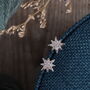 Sterling Silver 'Leave A Little Sparkle' Star Earrings, thumbnail 7 of 7