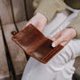 Brown Leather Credit Card Holder, thumbnail 2 of 4