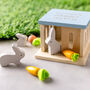 Personalised Rabbit Hutch Pet Set Toy, thumbnail 2 of 4