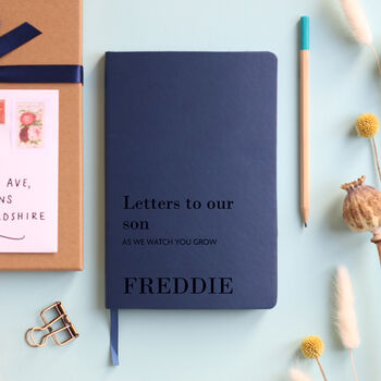 Personalised 'Letters To' Luxury Notebook Journal, 5 of 7