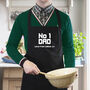 Dad Gifts Number One Dad Apron, thumbnail 3 of 4