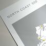 North Coast 500 Personalised Print Nc500, thumbnail 6 of 7