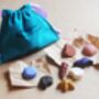 Eight Natural Beeswax Seashell Crayons, thumbnail 1 of 3