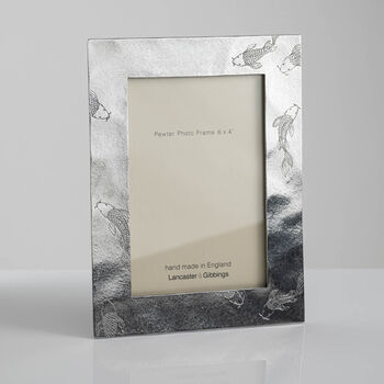 Fish Pond Pewter Photo Frame, 4 of 8