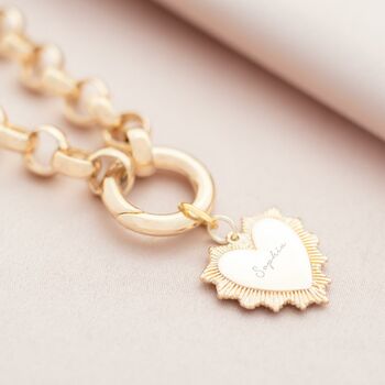Vintage Heart Personalised Statement Necklace, 4 of 8