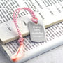 Personalised Solid Sterling Silver Bookmark, thumbnail 1 of 6