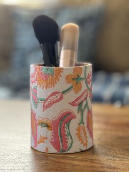 Pen Stand, Make Up Brushes Holder, Indian Desk Tidy, 2 of 9