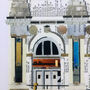 'The Met, New York' Recycled Paper Collage Print, thumbnail 3 of 4