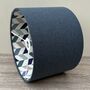 Phoenix Blue Deluxe Geometric Patterned Lampshades, thumbnail 3 of 10