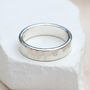 Sterling Silver Hammered Band Ring, thumbnail 1 of 4