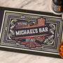 Personalised Brewery Bar Runner Gift For Dad's Home Bar, thumbnail 3 of 7
