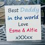 Personalised Fathers Day Card Showing Dad Or Daddy, thumbnail 2 of 2