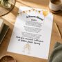 Personalised New Job Gift Print Special Poem, thumbnail 2 of 9