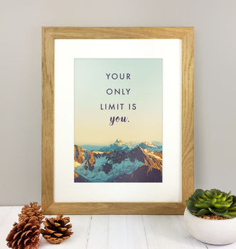 Personalised Landscape Quote Print, 4 of 7