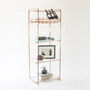 Handmade Shelving Unit With Wine Rack And Glass Rack, thumbnail 1 of 5