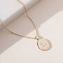 Women's Gold Plated Initial Message Necklace, thumbnail 2 of 10