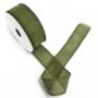 Luxury Christmas Green Cotton Ribbon 20 Metres Roll, thumbnail 1 of 2